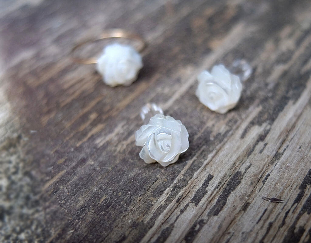 Small stud earrings, gift for her